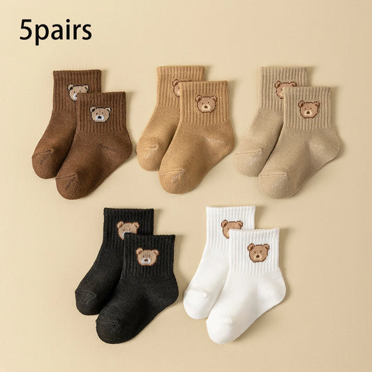 Cotton Bear Toddler Socks